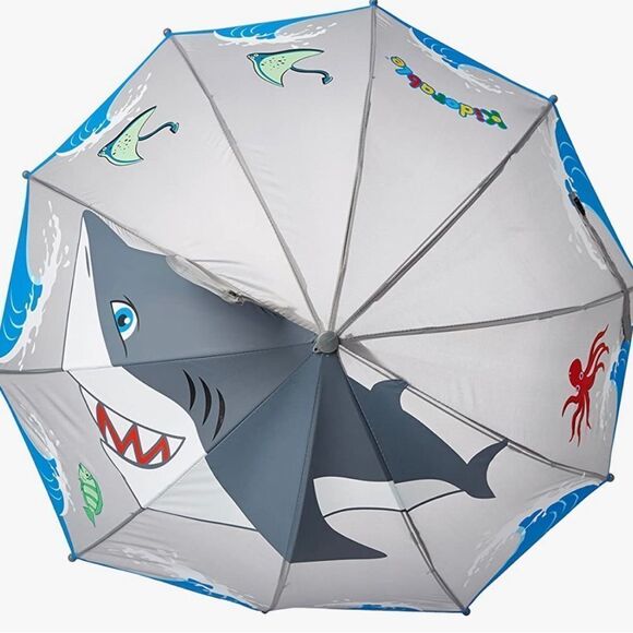 Kidorable Shark umbrella for boys NWT (I have two available).  Price Firm - Picture 2 of 12